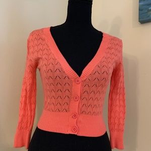 Supre Pink Cardigan Sweater